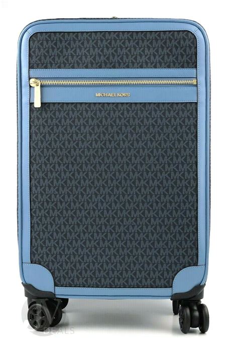 michael kors hard shell luggage|michael kors carry on suitcase.